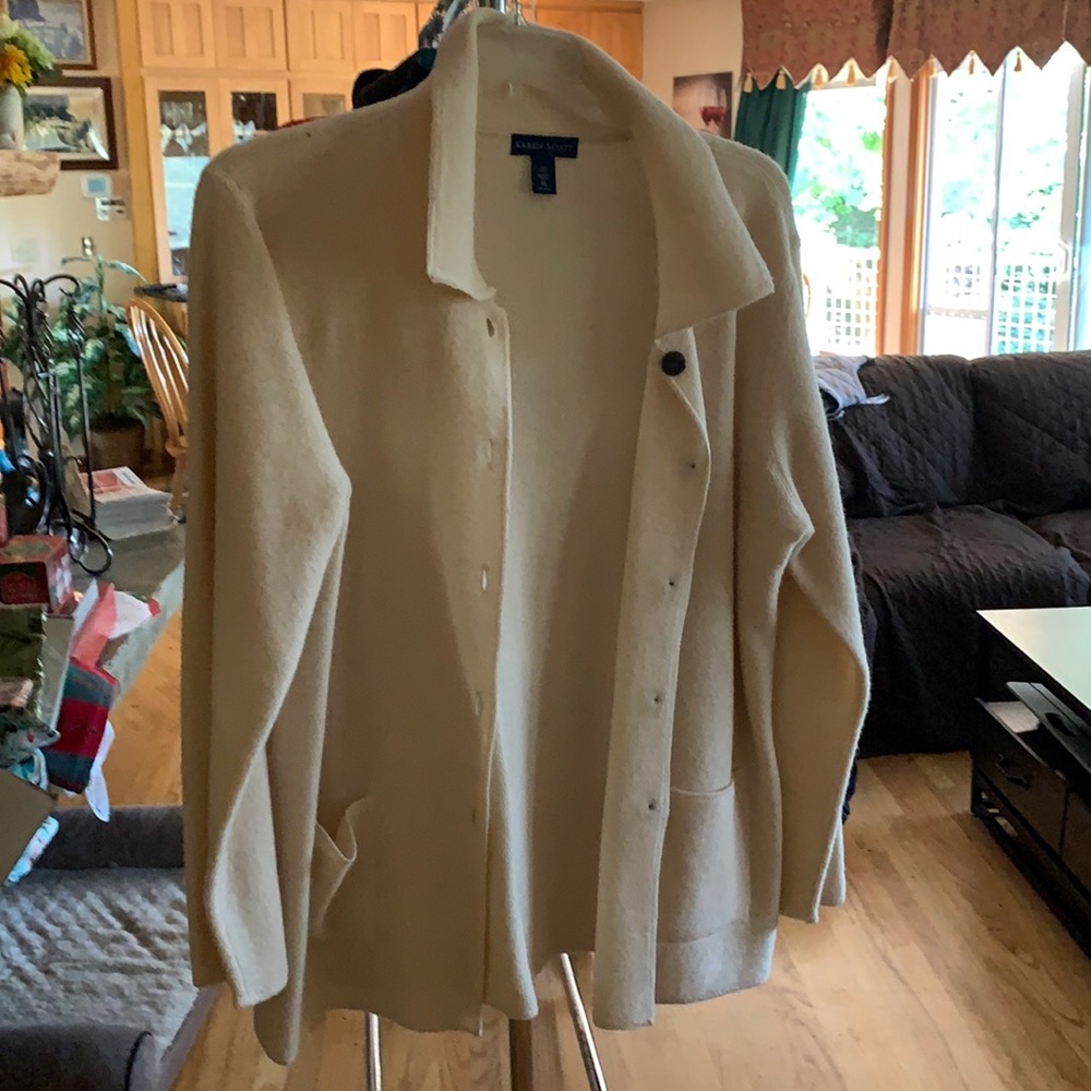 Tan 100% wool coat